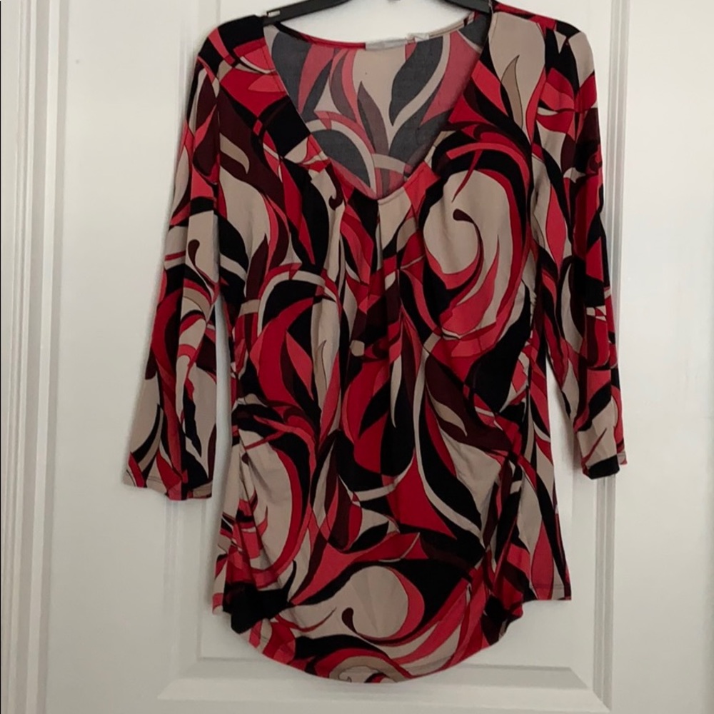 NY&C Red Dress Top